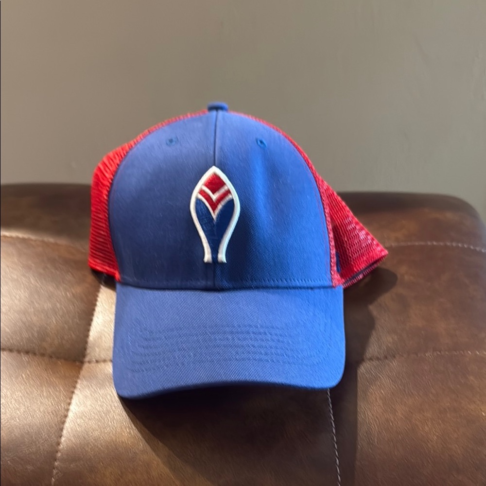 Atlanta Braves City Connect Hat - Blue and Red